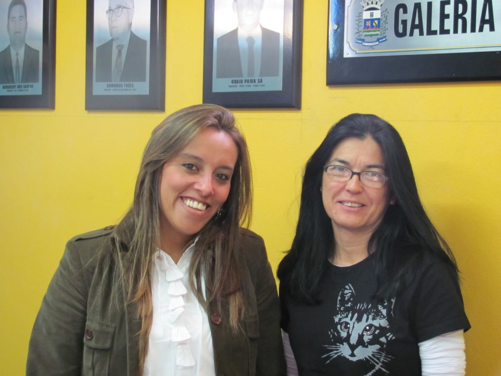 Daniela (Meio Ambiente da PM Camanducaia) e Marcia Wada (consultora Terceira Via)