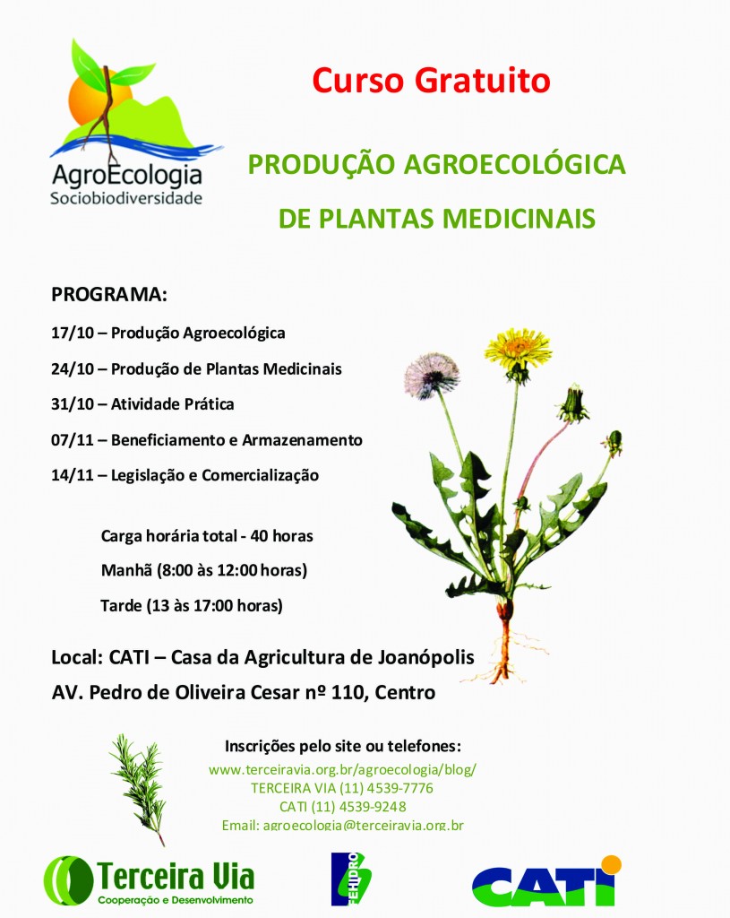 Convite curso plantas medicinais